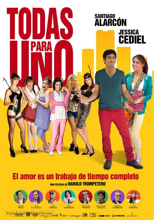 Todas para Uno - Colombian Movie Poster