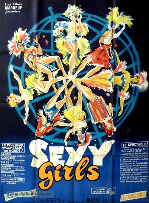 Mondo sexy di notte - French Movie Poster