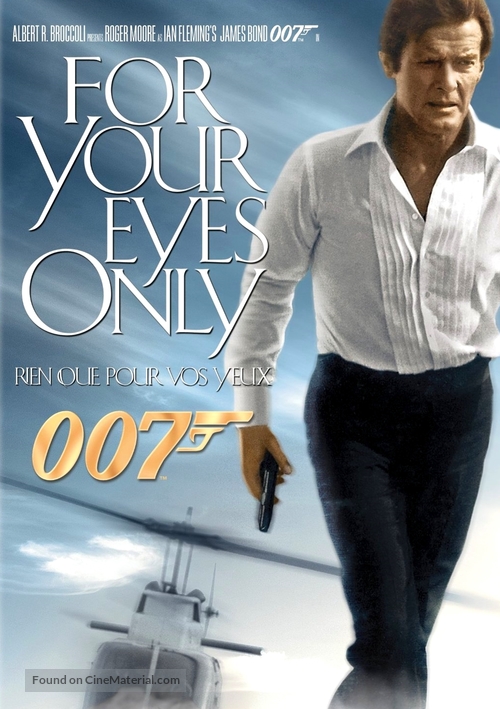 For Your Eyes Only - Canadian DVD movie cover
