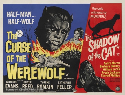 The Curse of the Werewolf - British Combo movie poster