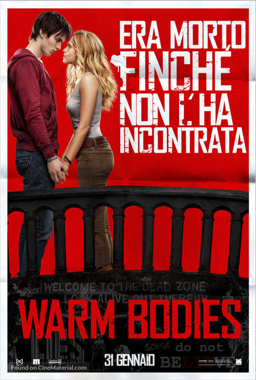 Warm Bodies - Italian Movie Poster