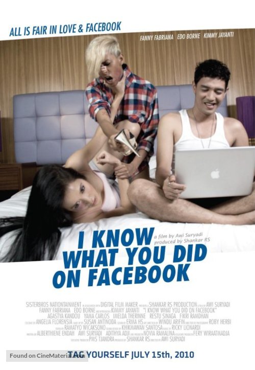 I Know What You Did on Facebook - Indonesian Movie Poster