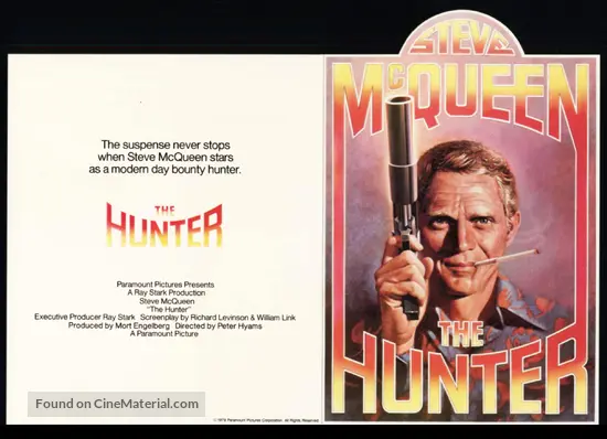 The Hunter 1980 Movie Poster The Hunter 1980 Movie Poster
