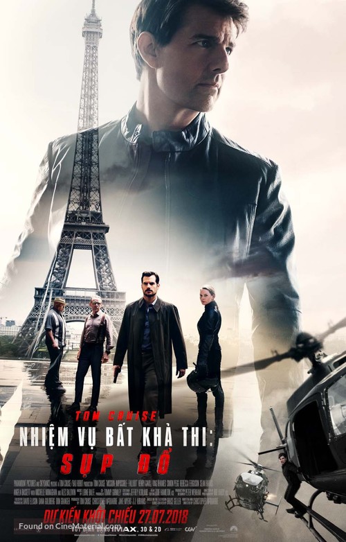 Mission: Impossible - Fallout - Vietnamese Movie Poster