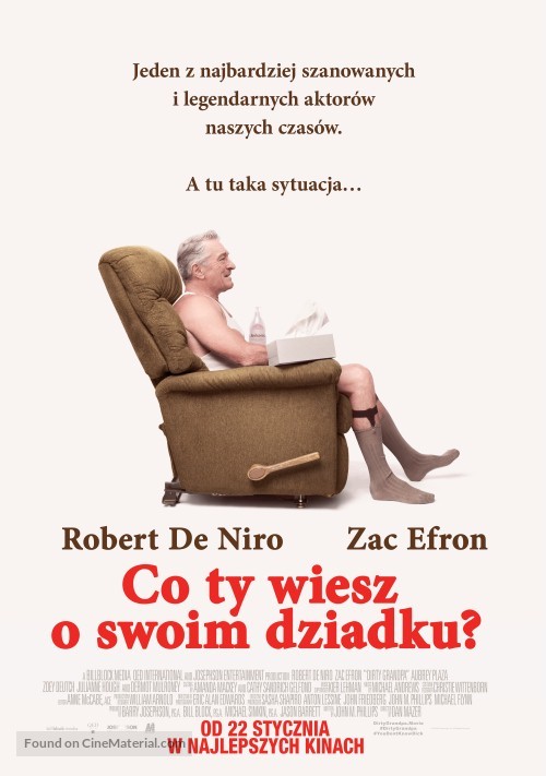 Dirty Grandpa - Polish Movie Poster