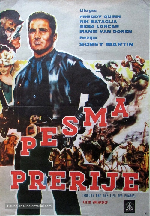 Freddy und das Lied der Pr&auml;rie - Yugoslav Movie Poster