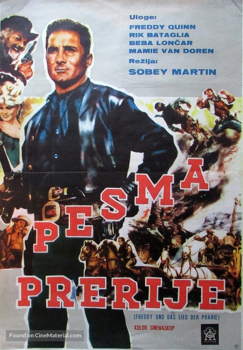 Freddy und das Lied der Pr&auml;rie - Yugoslav Movie Poster