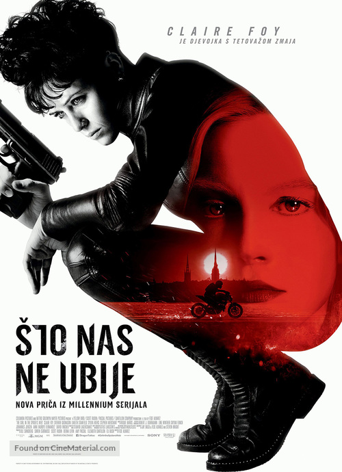 The Girl in the Spider&#039;s Web - Croatian Movie Poster