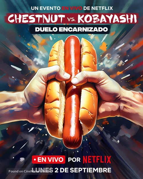 Chestnut vs. Kobayashi: Unfinished Beef - Mexican Movie Poster