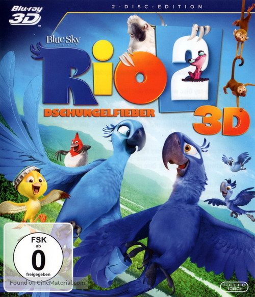 Rio 2 - German Blu-Ray movie cover