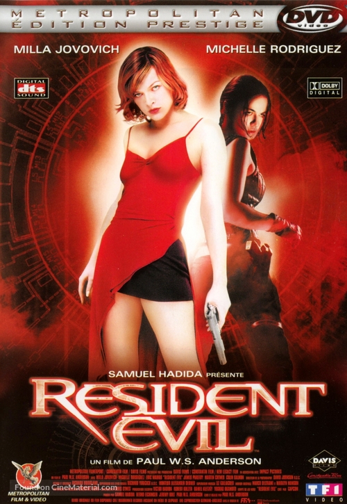 Resident Evil - French DVD movie cover