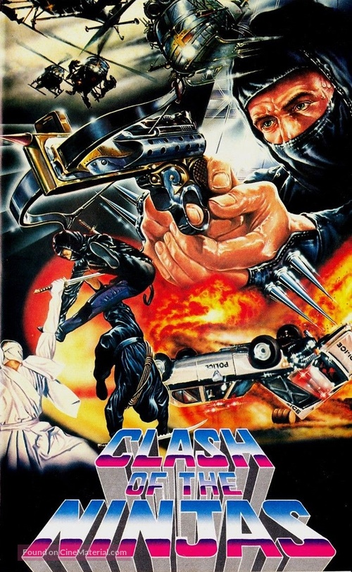 Clash of the Ninjas - German VHS movie cover