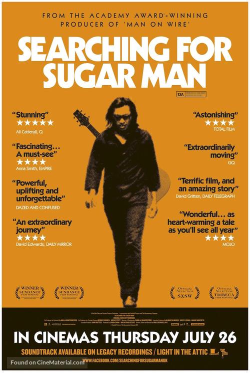 Searching for Sugar Man - British Movie Poster