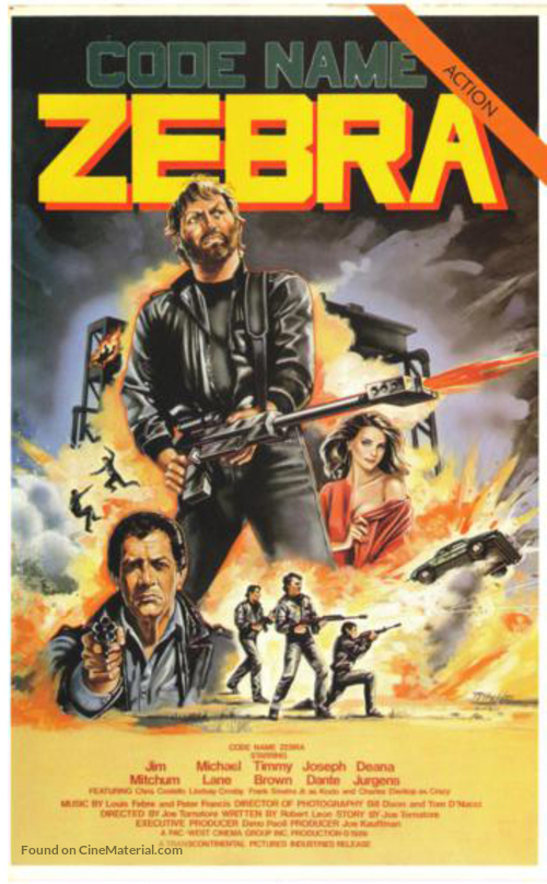 Code Name: Zebra - Norwegian Movie Cover