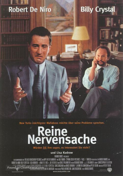 Analyze This - German Movie Poster