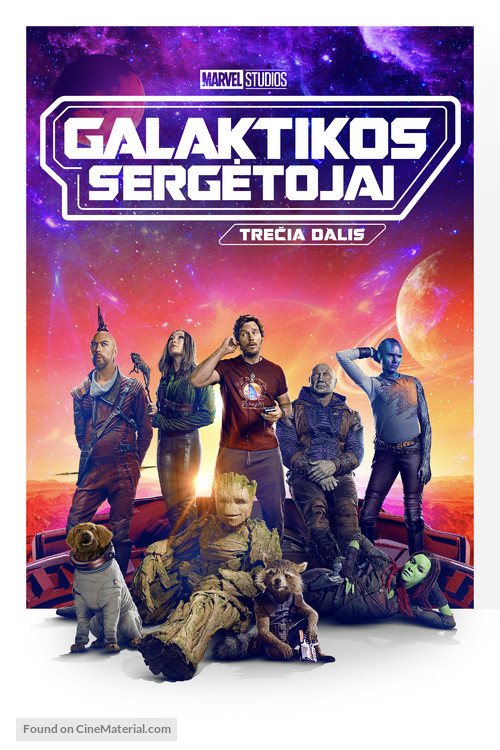 Guardians of the Galaxy Vol. 3 - Lithuanian Video on demand movie cover