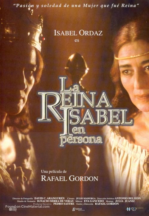 Reina Isabel en persona, La - Spanish poster