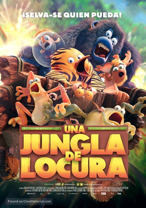 Les As de la Jungle - Mexican Movie Poster