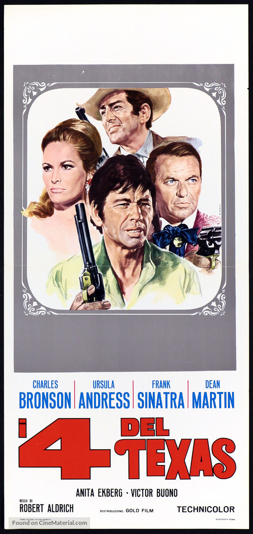 4 for Texas - Italian Movie Poster