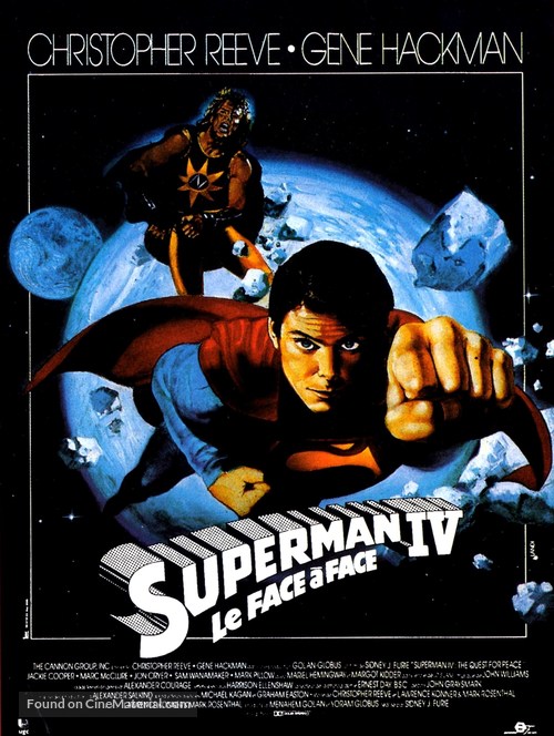 Superman IV: The Quest for Peace - French Movie Poster
