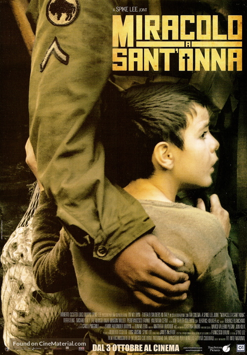Miracle at St. Anna - Italian Movie Poster