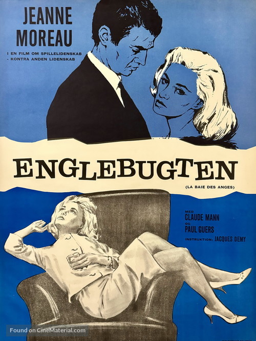 La baie des anges - Danish Movie Poster