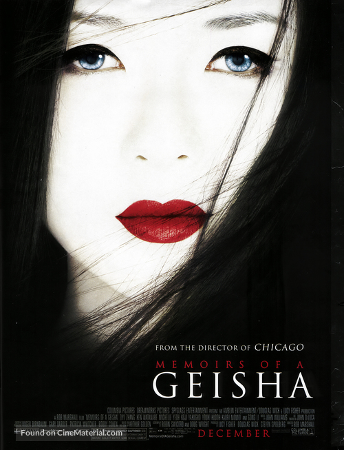 Memoirs of a Geisha - Advance movie poster