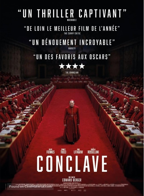 Conclave - French Movie Poster