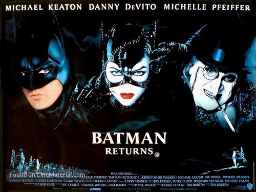 Batman Returns - British Movie Poster