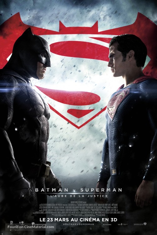 Batman v Superman: Dawn of Justice - Swiss Movie Poster