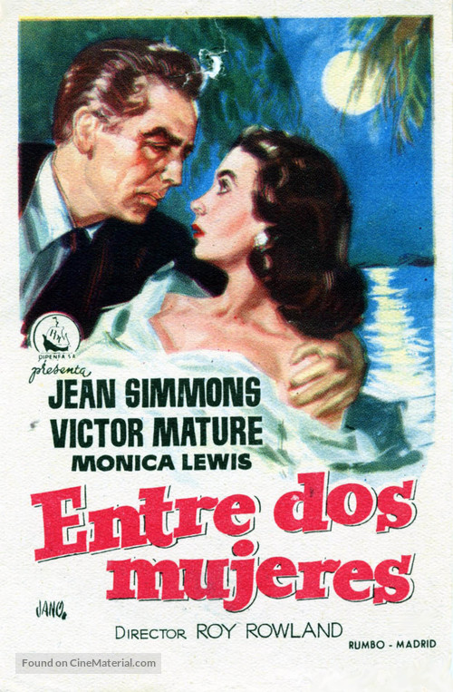 Affair with a Stranger - Spanish Movie Poster
