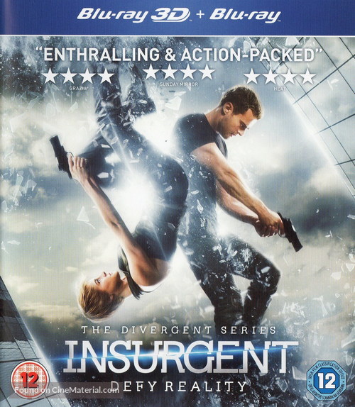 Insurgent - British Blu-Ray movie cover