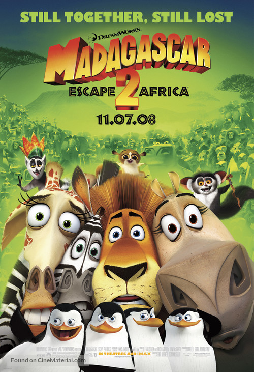 Madagascar: Escape 2 Africa - Movie Poster