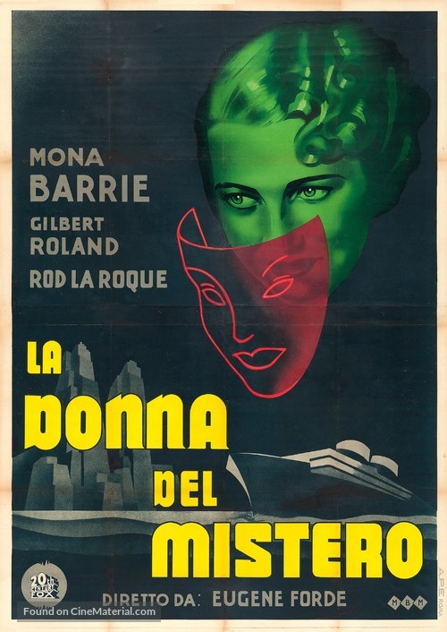 Mystery Woman - Italian Movie Poster