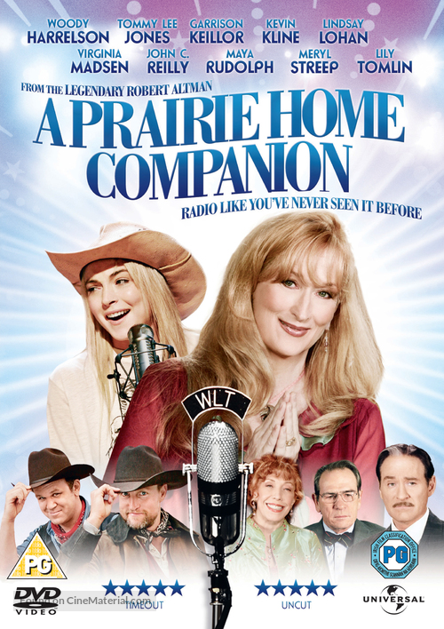 A Prairie Home Companion - British DVD movie cover