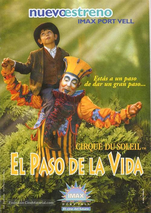 Cirque du Soleil: Journey of Man - Spanish Movie Poster