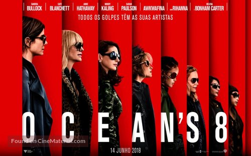 Ocean&#039;s 8 - Portuguese Movie Poster