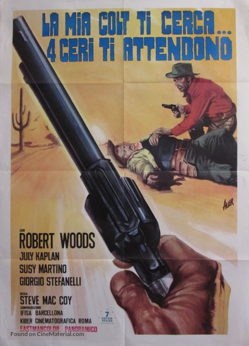 Colt por cuatro cirios, Un - Italian Movie Poster