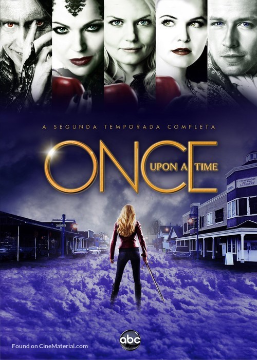 &quot;Once Upon a Time&quot; - Brazilian DVD movie cover