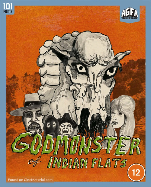 Godmonster of Indian Flats - British Blu-Ray movie cover