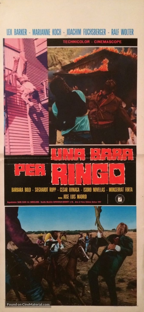 La balada de Johnny Ringo - Italian Movie Poster