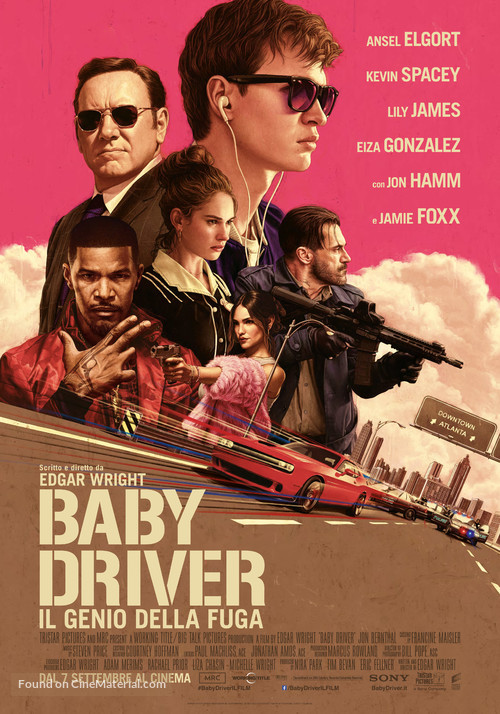 Baby Driver - Italian Movie Poster