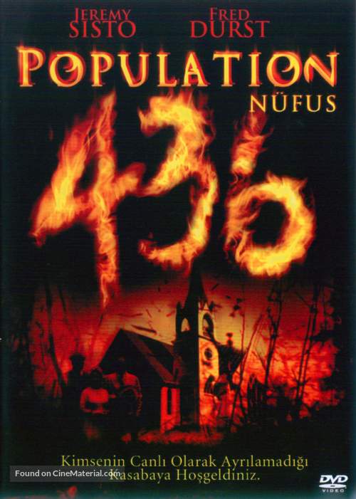 Population 436 - Turkish DVD movie cover