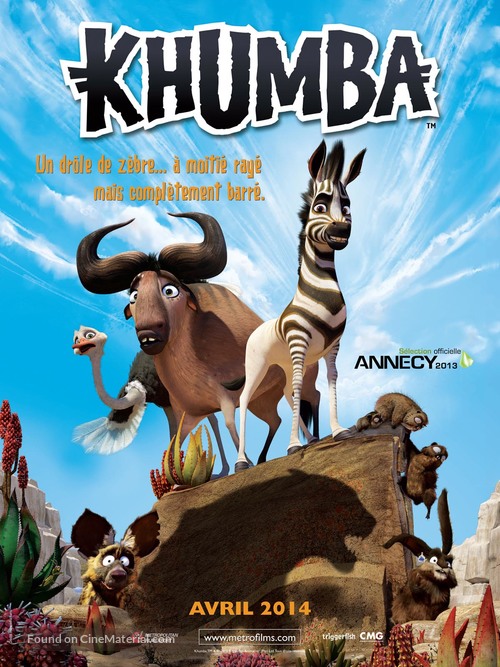 Khumba - French Movie Poster