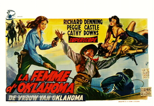 The Oklahoma Woman - Belgian Movie Poster