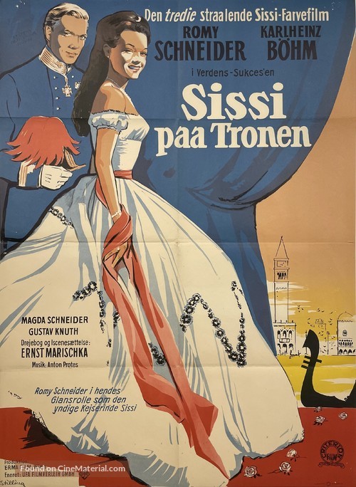 Sissi - Schicksalsjahre einer Kaiserin - Danish Movie Poster