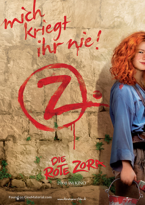 Rote Zora, Die - German poster