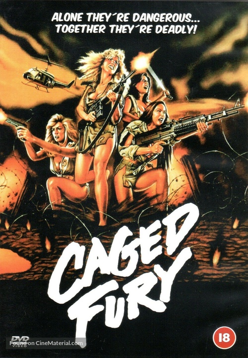 Caged Fury - German DVD movie cover