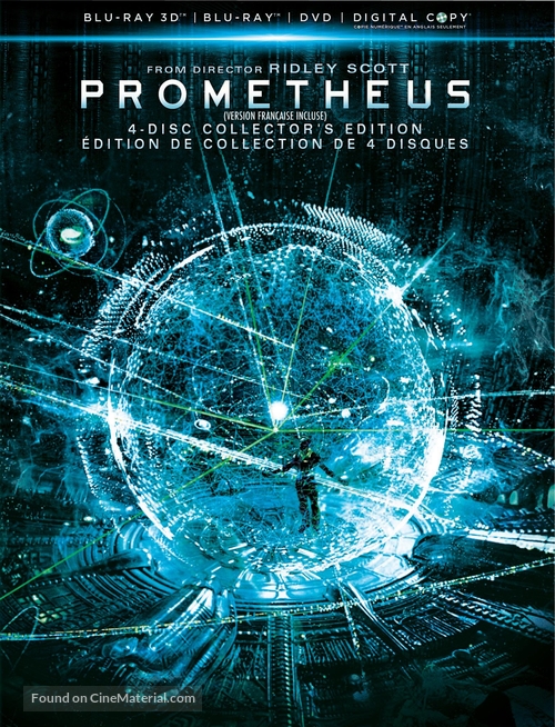 Prometheus - Canadian Blu-Ray movie cover