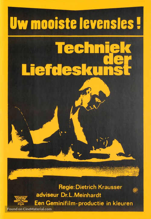 Technik der k&ouml;rperlichen Liebe - Dutch Movie Poster